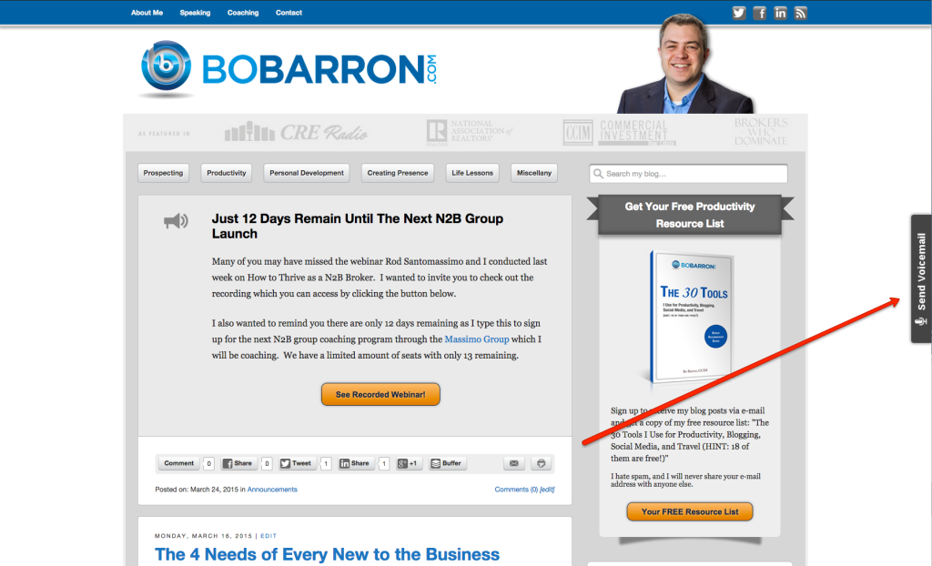 BoBarron.com Speakpipe